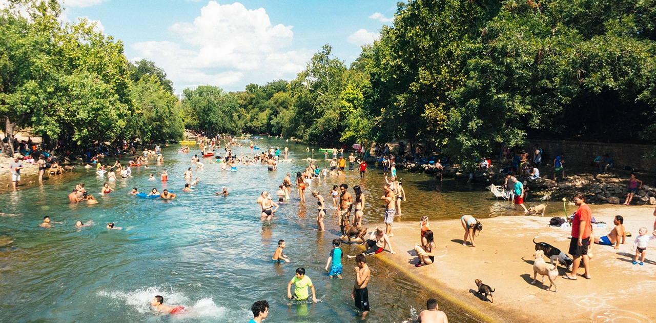 Image of Barton Springs in Austin TX
