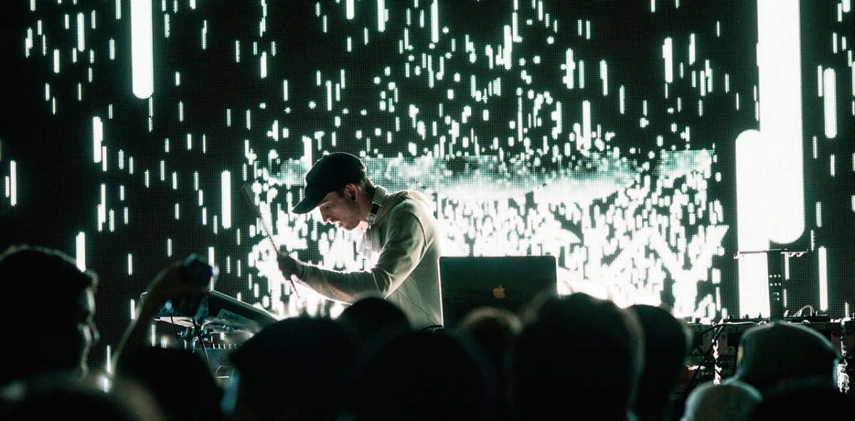 image of a techno concert in SXSW