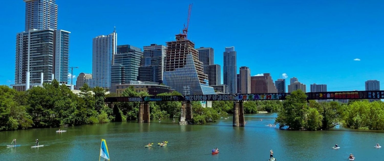 image of Lady Bird Lake in Austin, TX