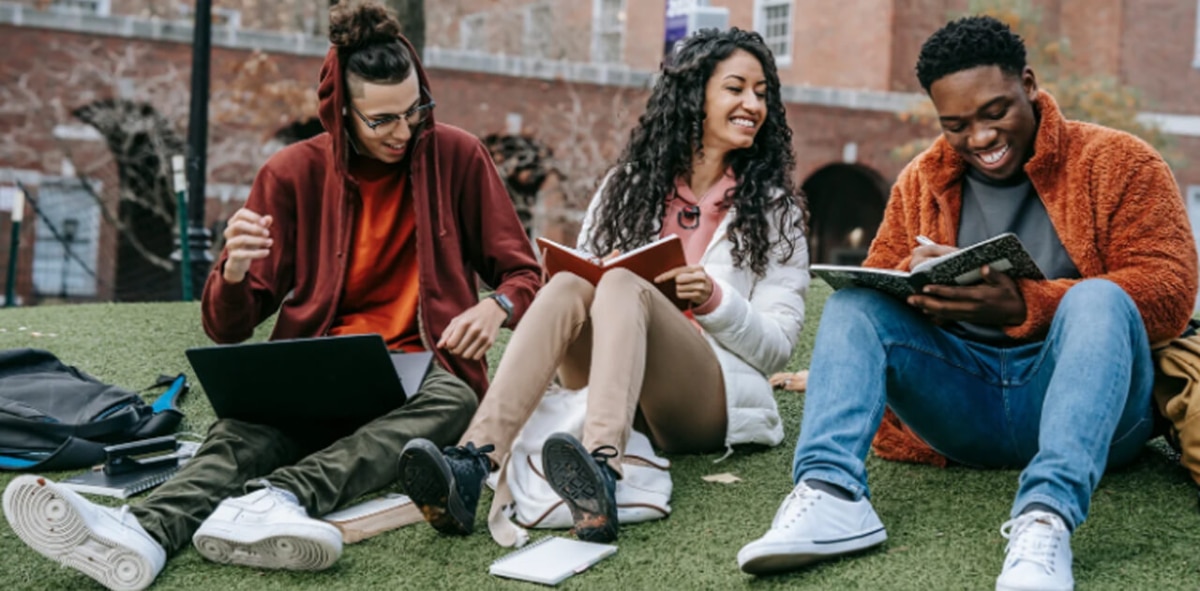 Photos of students in Southwestern University in Austin